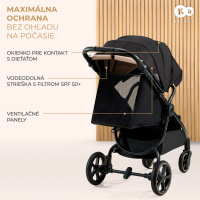 Športový kočík Kinderkraft Mitzy ochrana pred vplyvmi počasia