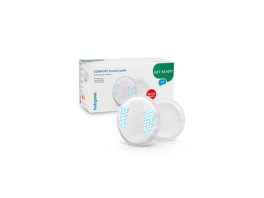 Vložky do podprsenky BabyOno 70 kusov