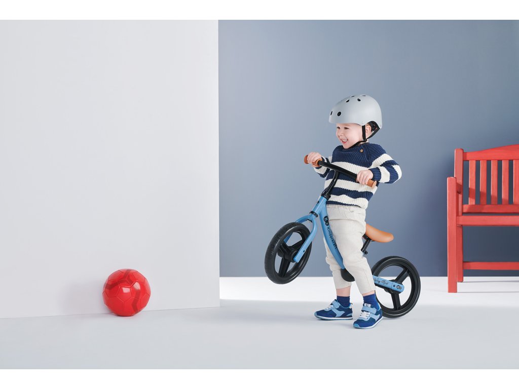 Detské balančné odrážadlo Kinderkraft 2way Next Blue Sky pre rozvoj rovnováhy