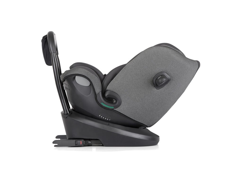Detail ovládania VeriFit a bočnej ochrany na autosedačke Joie i-Spin Multiway