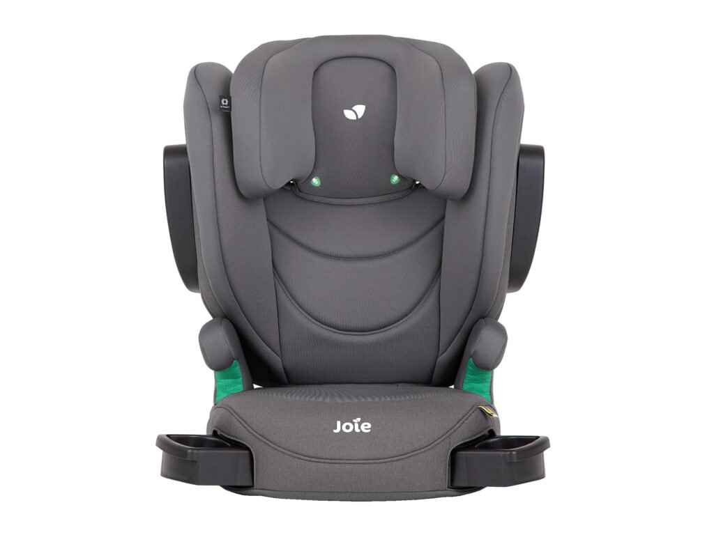 Detail výsuvných držiakov na nápoje na autosedačke Joie i-Trillo FX