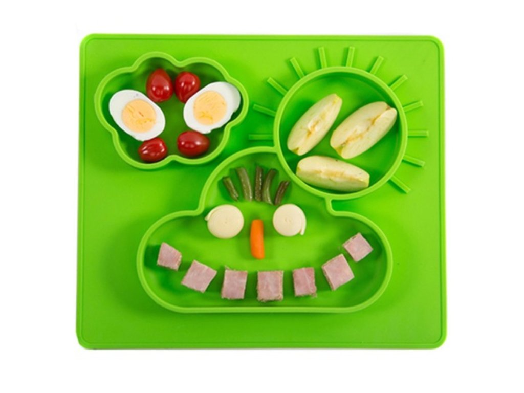 Silikónová servírovacia podložka Foodie zelená