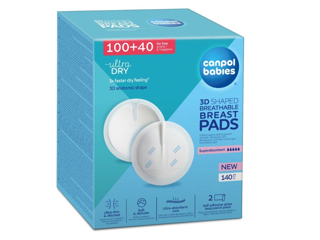 Canpol vložky do podprsenky 140 ks