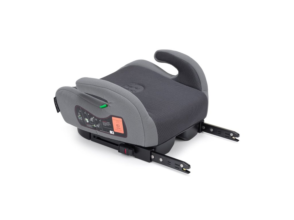 Priedušný podsedák Petite&Mars Optimus Pro i-Size Grey Air s ISOFIXom