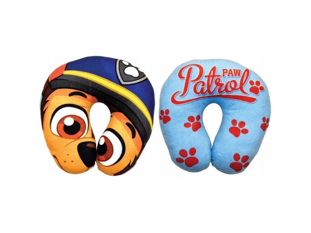 Cestovný vankúšik Labková patrola modrý
