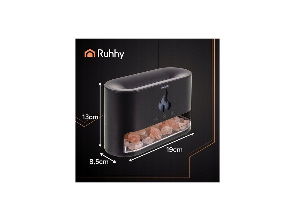 Rozmery aromadifuzéra Ruhhy