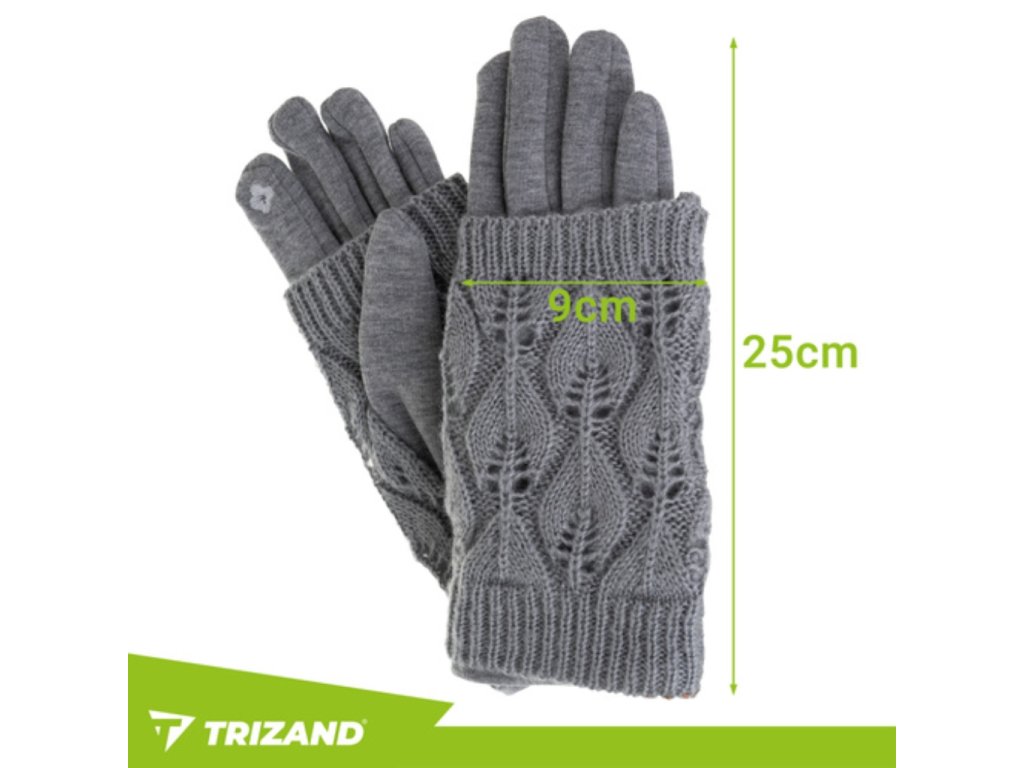 rozpis veľkosti dámskych rukavic s pleteným návlekom