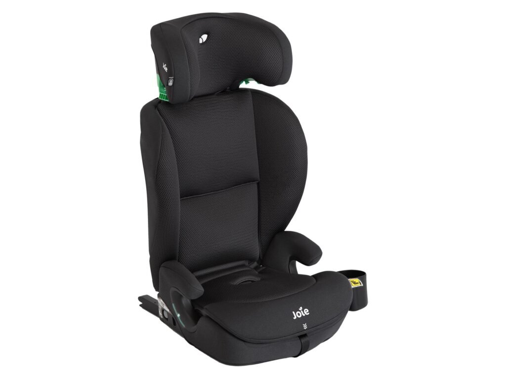 Detail opierky hlavy a vedenia pásov autosedačky Joie i-Irvana Max
