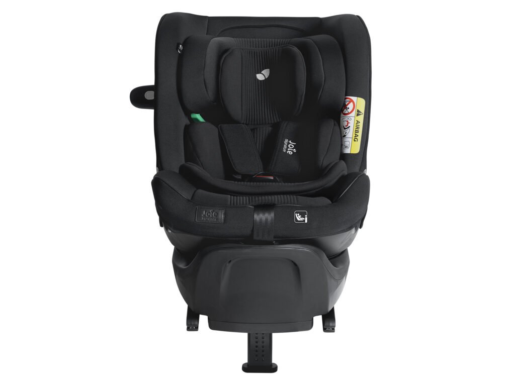 Otočná autosedačka Joie i-Spin XL Signature s prémiovým prešívaním a vložkou pre novorodenca