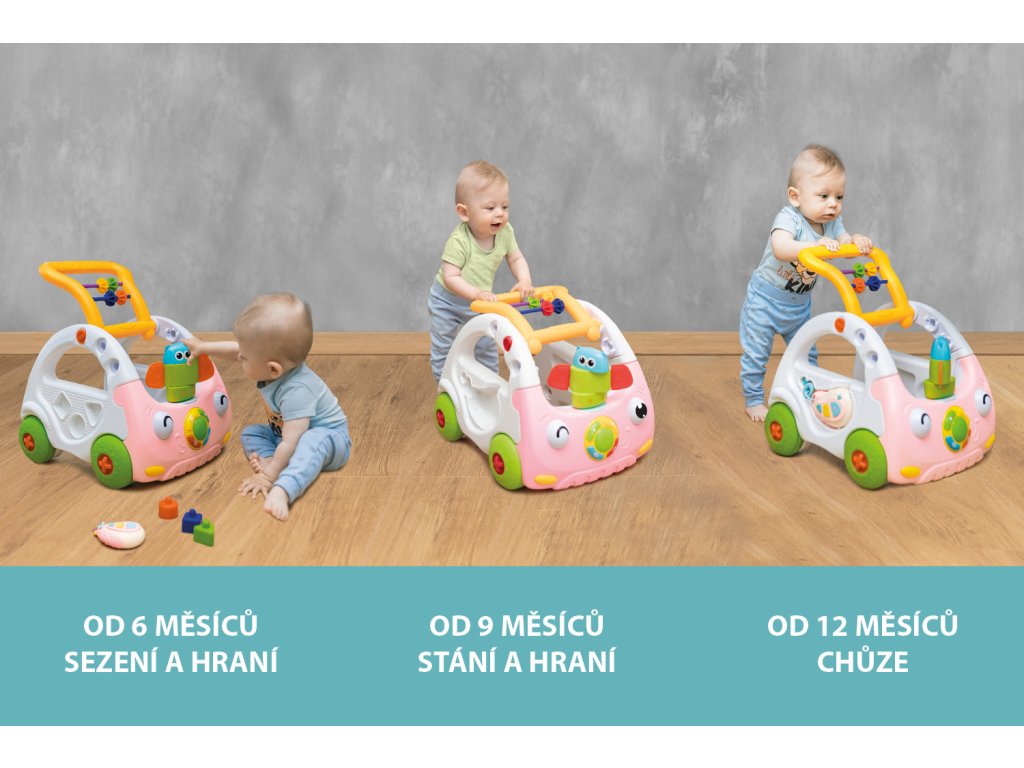 Zopa Aktivity chodítko 3v1 v modrej farbe