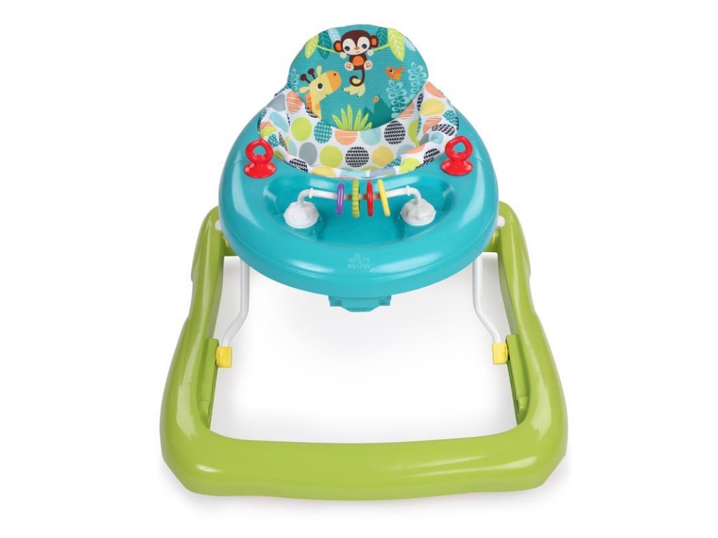 Detail hracieho pultu a vysokej opierky chodítka Bright Starts