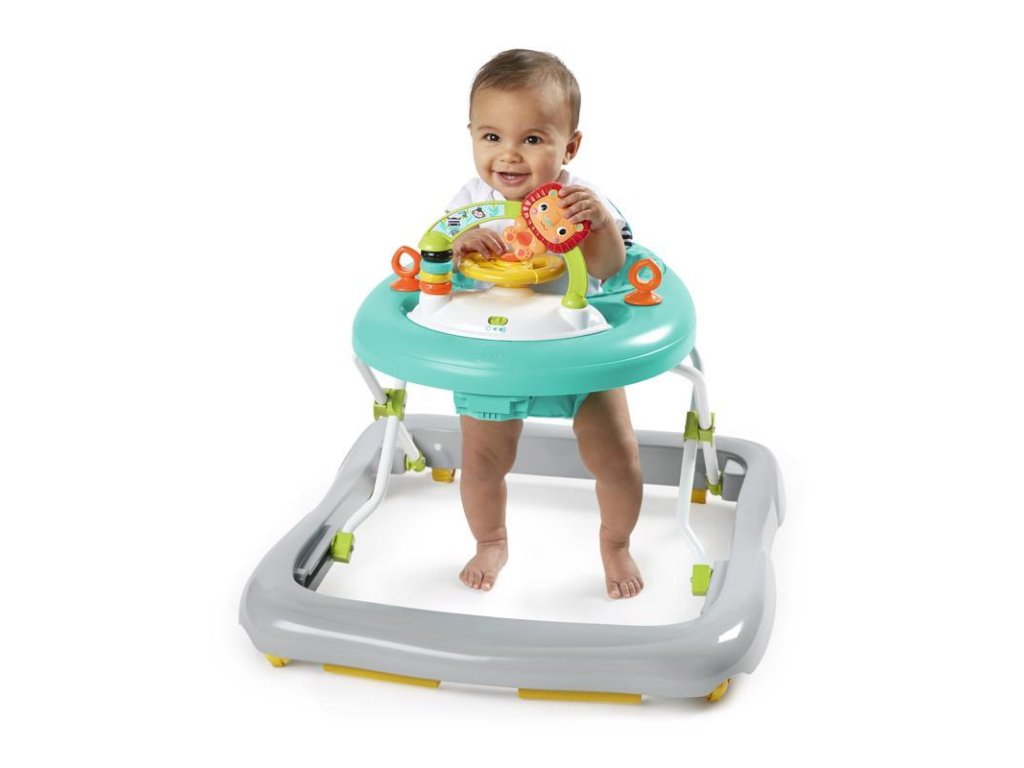 Detské chodítko Bright Starts Zig Zag Zebra s volantom