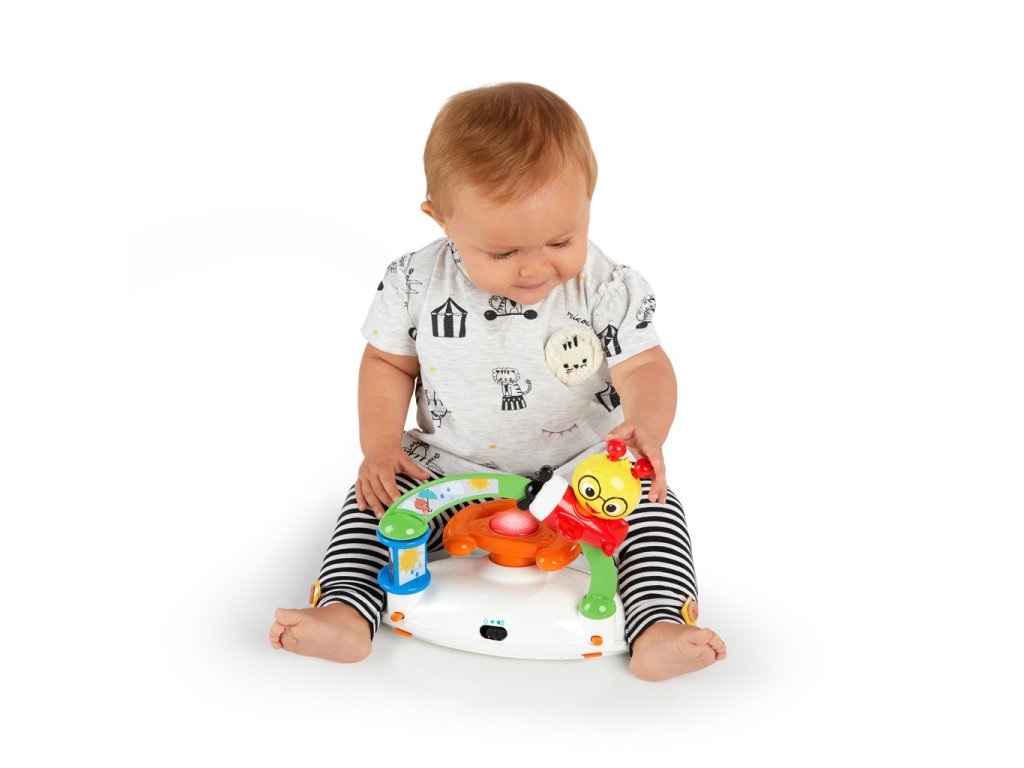 Detail hracieho pultu chodítka Baby Einstein so svetlami a zvukmi