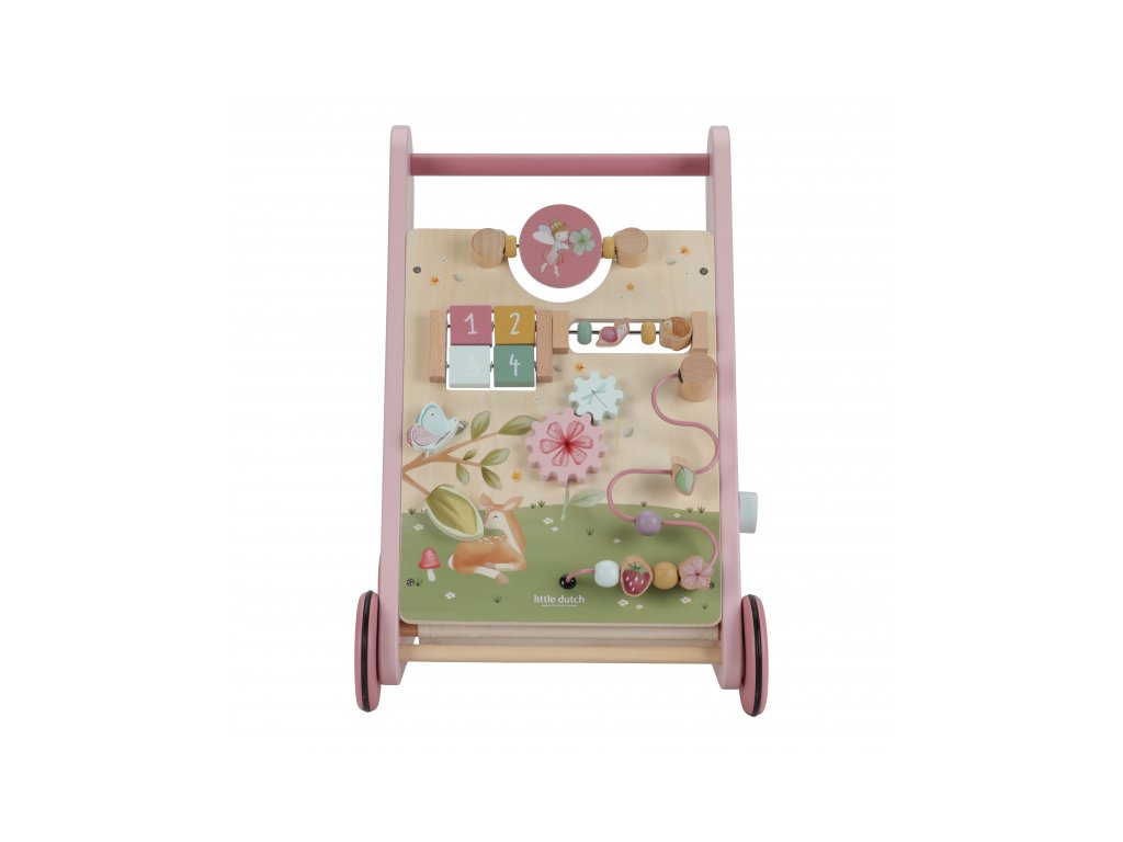 Detail aktivít na chodítku Little Dutch Fairy Garden