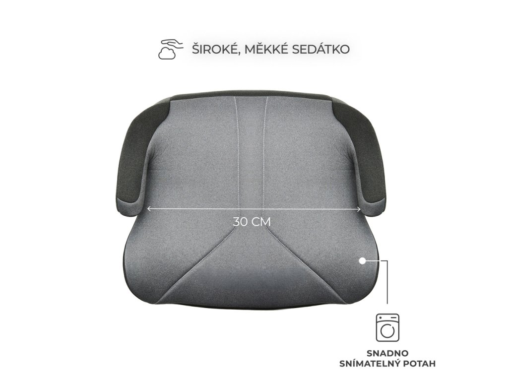 Ultraľahký podsedák Kinderkraft I-BOOST 2 i-Size Grey