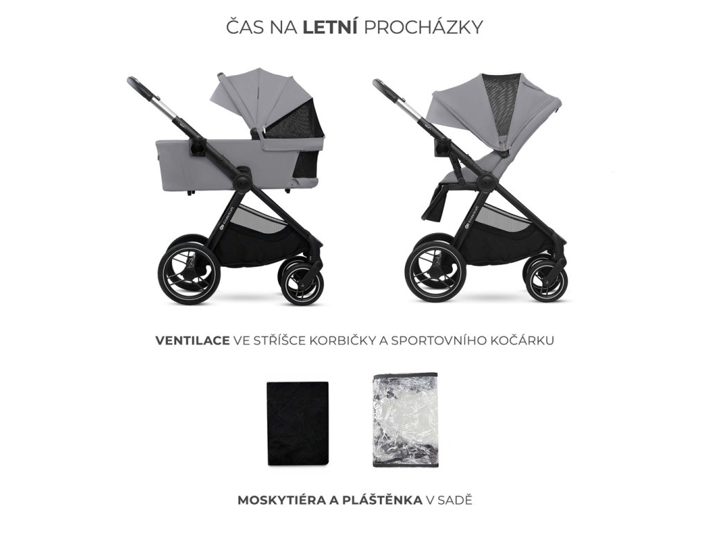 Detail vetrania na vaničke kočíka Kinderkraft Nea 2