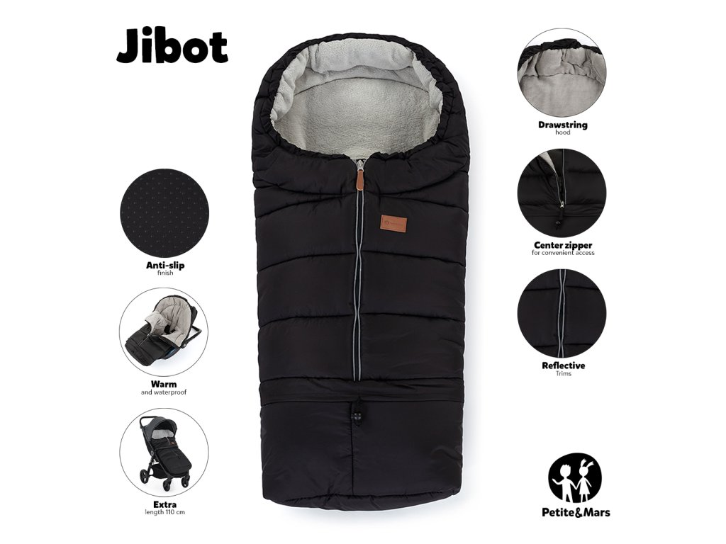 Detail materiálu fusaku Jibot v kočíku Kinderkraft Nea 2