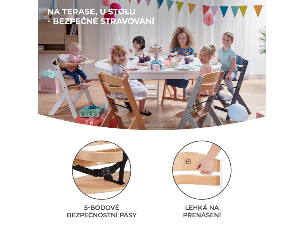 Detail nastavenia výšky sedadla a opierky nôh stoličky Enock