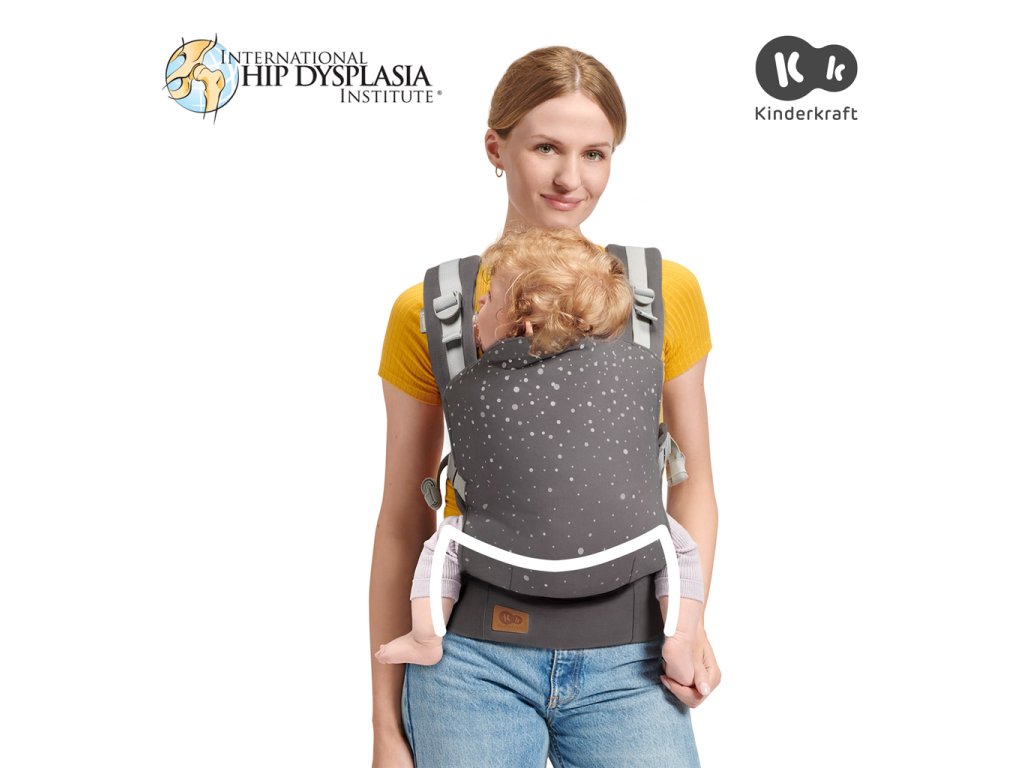Detail ergonomickej polohy v nosiči Kinderkraft NINO