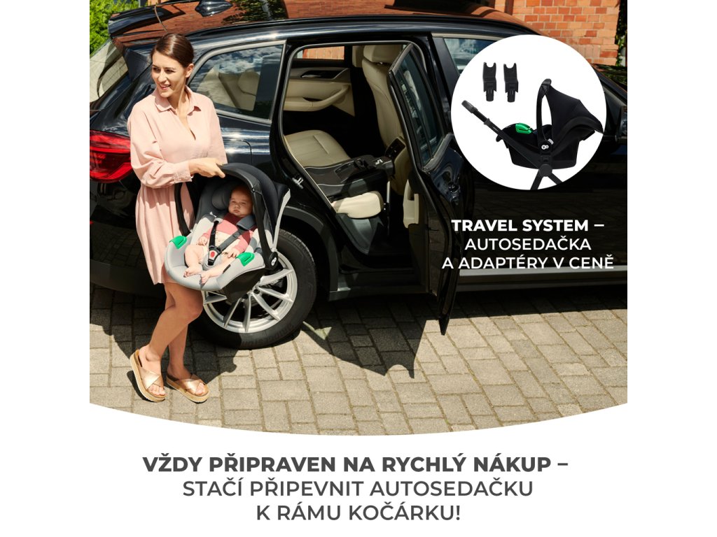 Detail inštalácie autosedačky MINK PRO na ISOFIX základňu MINK FX