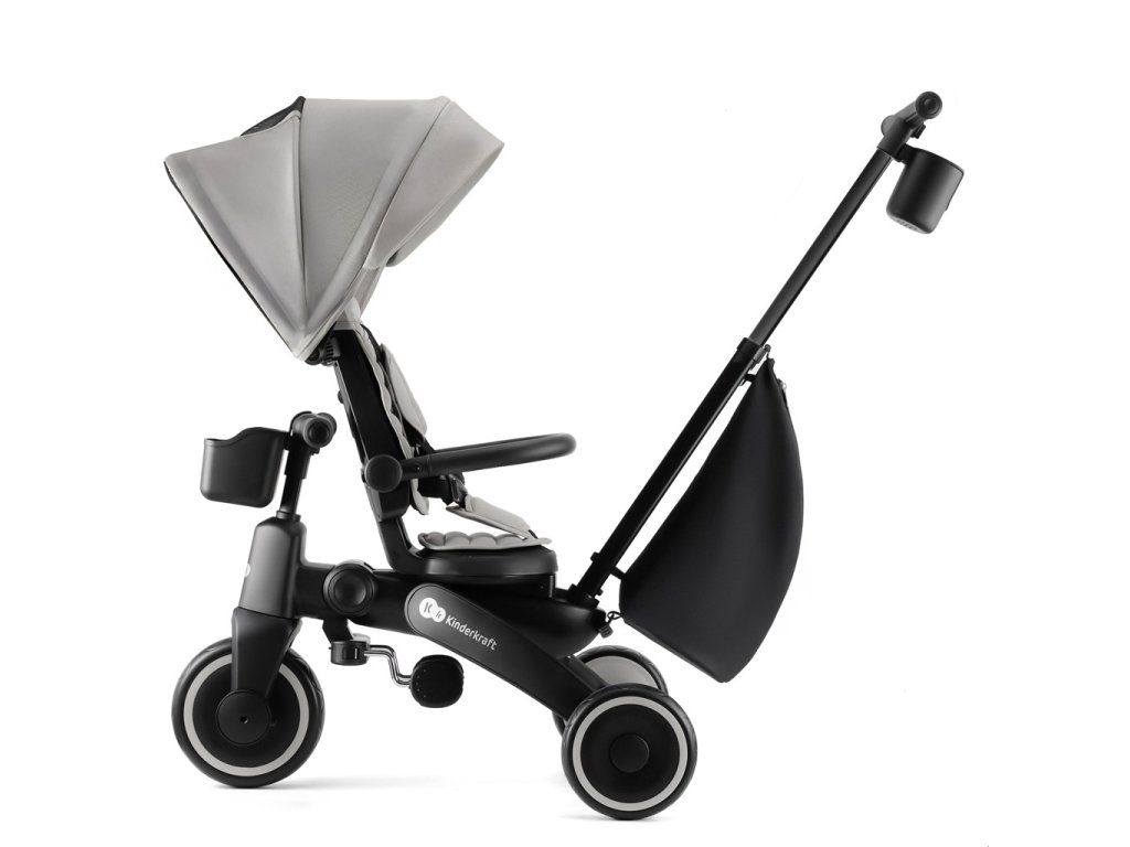 Multifunkčná detská trojkolka Kinderkraft Jazz 2 v protismere jazdy