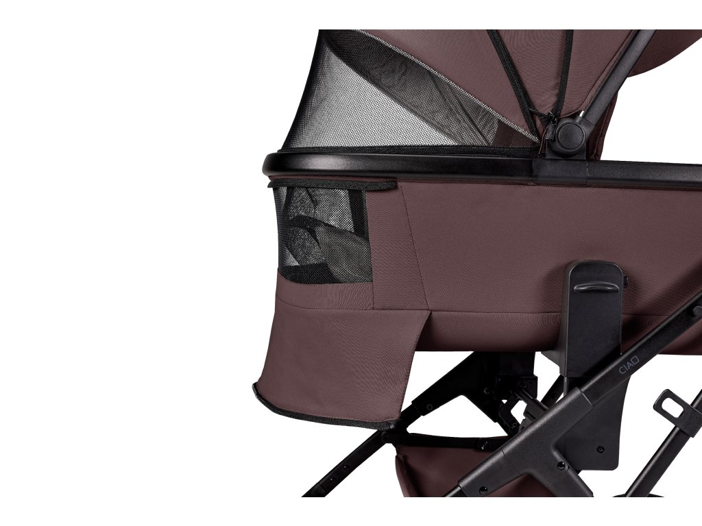 Kombinovaný kočík Moon Ciao 2v1 v modernom dizajne s panoramatickou vaničkou