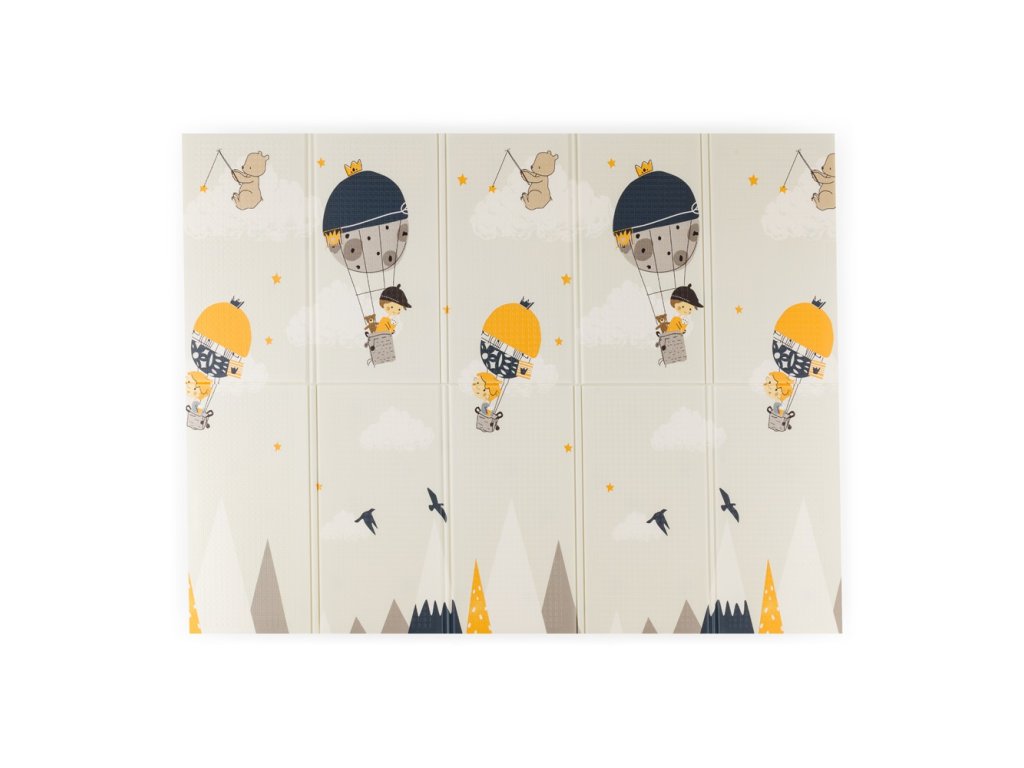 Podložka na hranie Petite&Mars Campy Mountains&Triangles