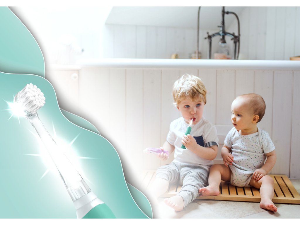 Detská elektrická kefka Neno Denti Zelená