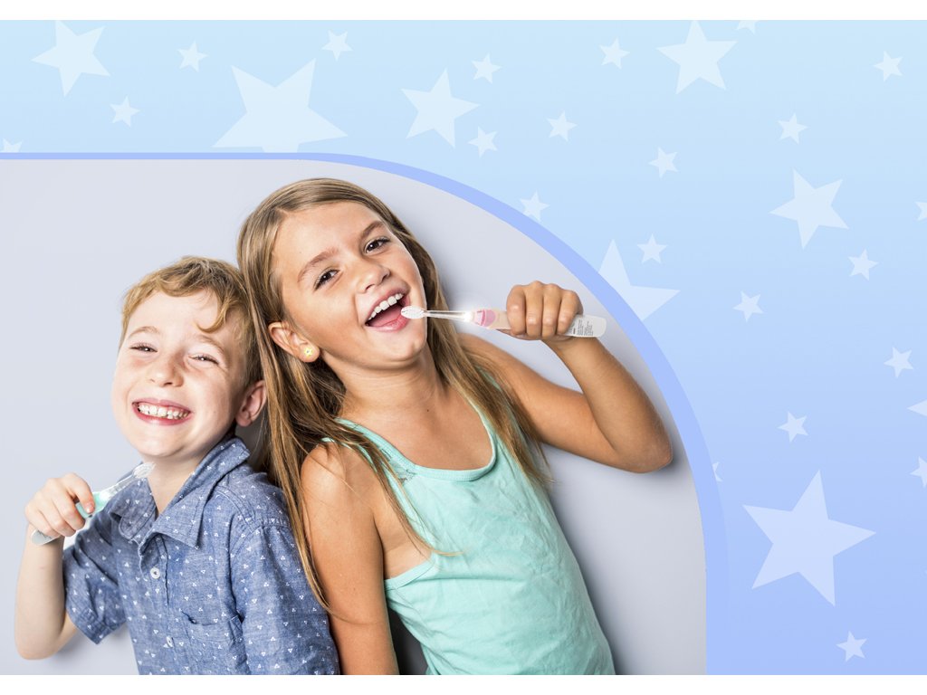 Detská elektrická kefka Neno Fratelli modrá