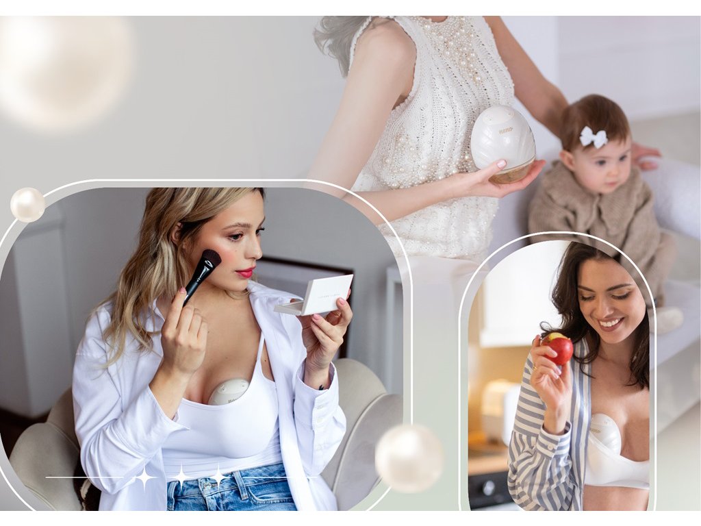 Elektrická handsfree odsávačka materského Neno Perla