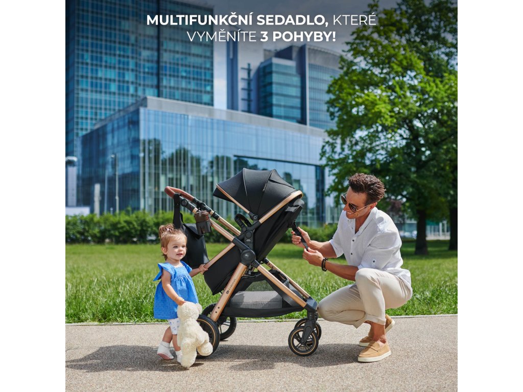 Kočík Kinderkraft Esme Pro 3v1