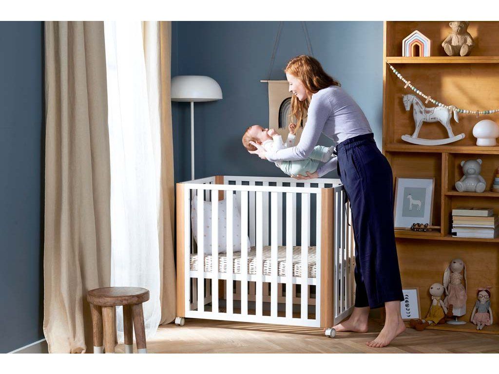 Postieľka Kinderkraft Koya White Premium