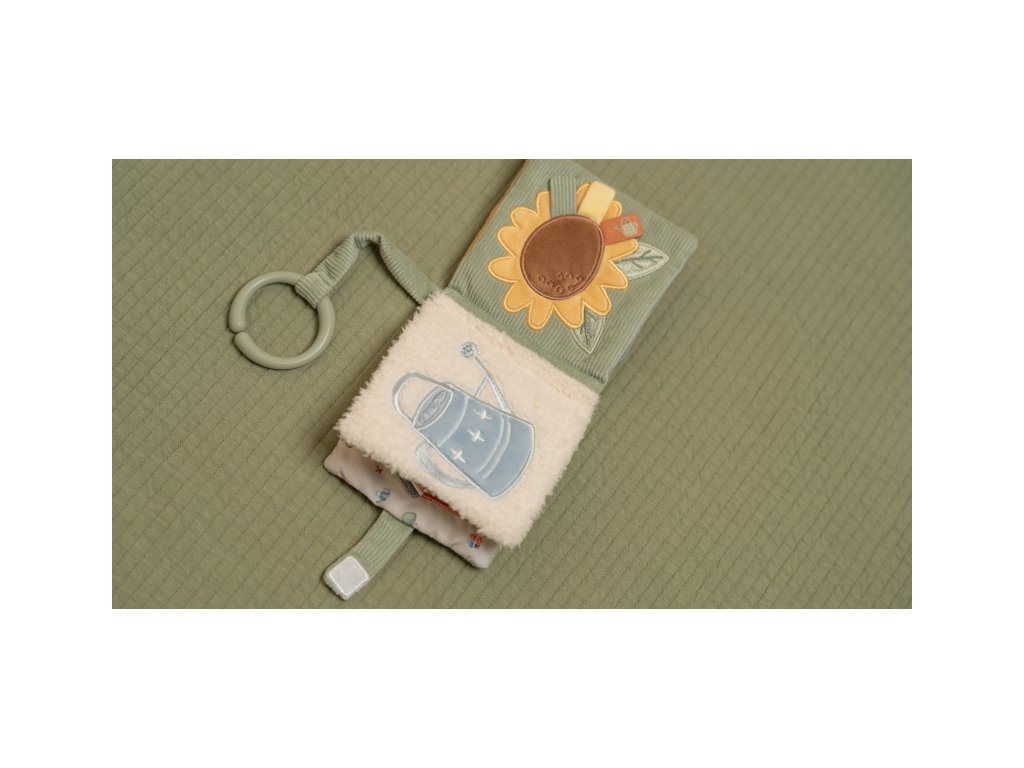 Little Dutch Závesná textilná knižka s aktivitami Farma