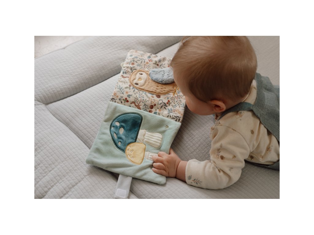 Little Dutch Textilná knižka s aktivitami Forest Friends