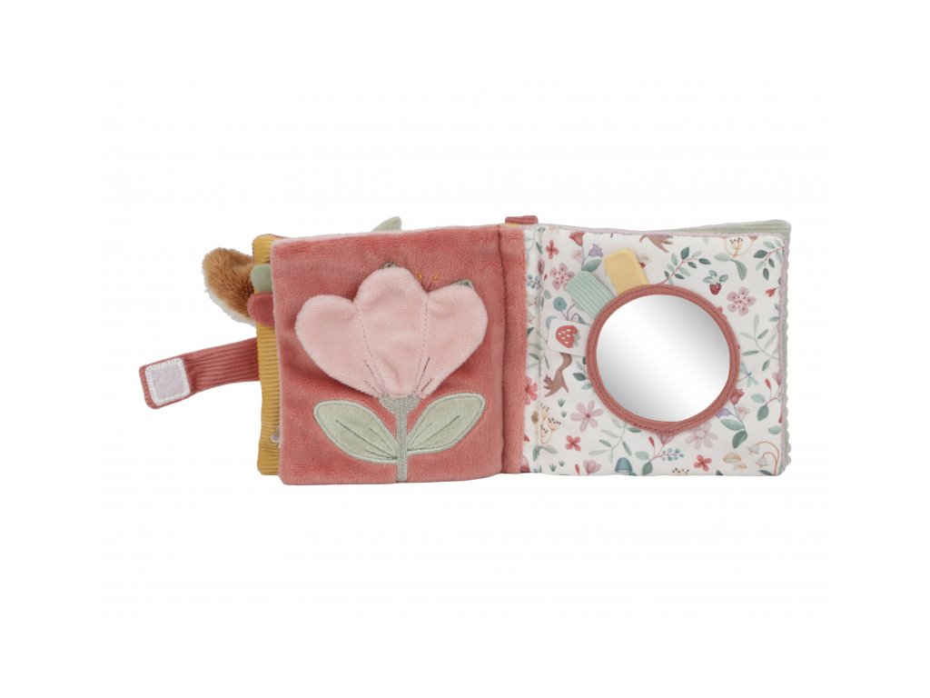 Little Dutch Závesná textilná knižka s aktivitami Fairy Garden