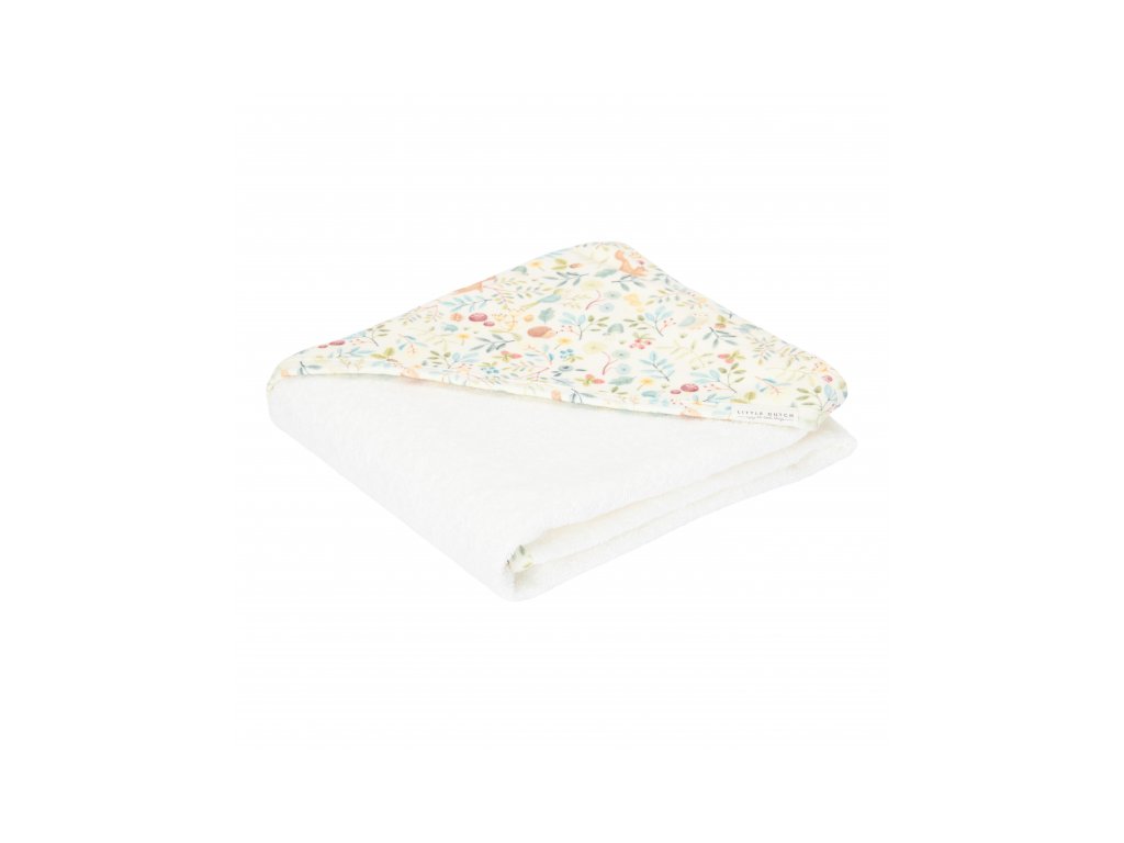 Little Dutch Osuška s kapucňou 100x100 cm Forest Wonders