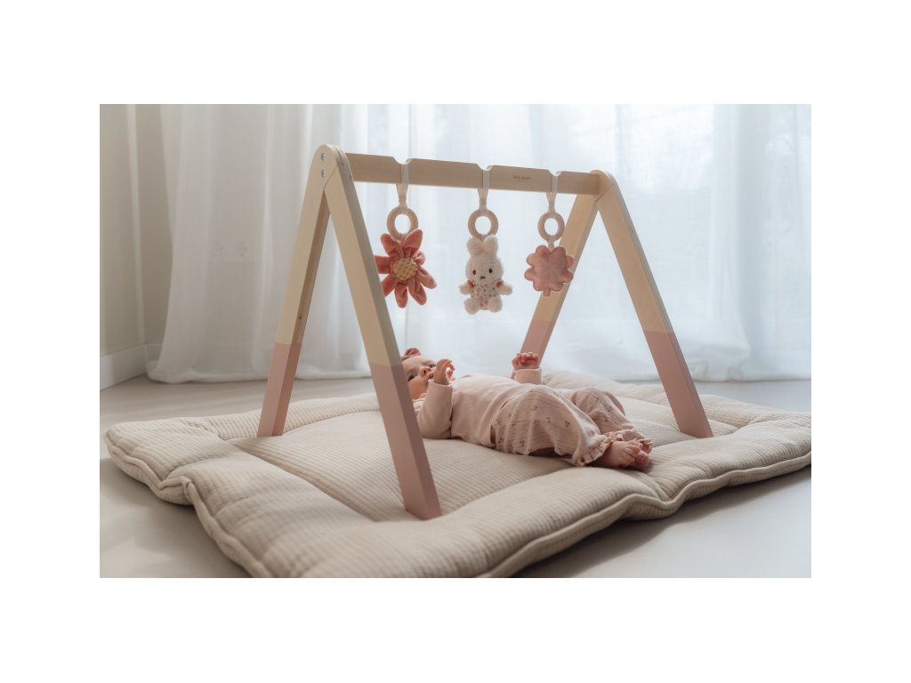 Little Dutch Drevená hrazdička králiček Miffy Lucky Blossom