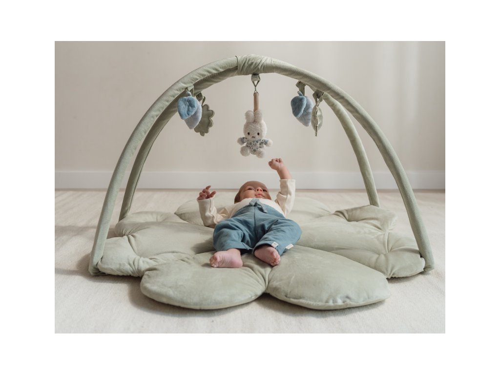 Little Dutch Hracia deka s hrazdou králiček Miffy Lucky Leaves