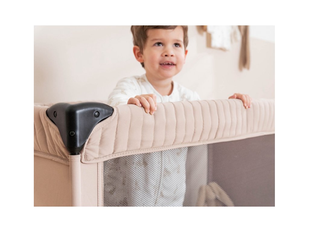 Little Dutch Postieľka cestovná Beige
