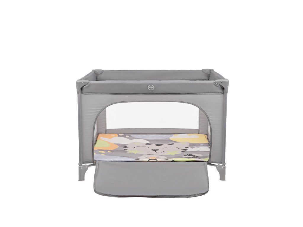 Hracia ohrádka KikkaBoo Enjoy Grey Cat