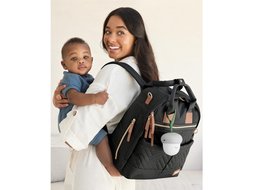 Skip Hop prebaľovacia taška/batoh Suite Set Black 6v1