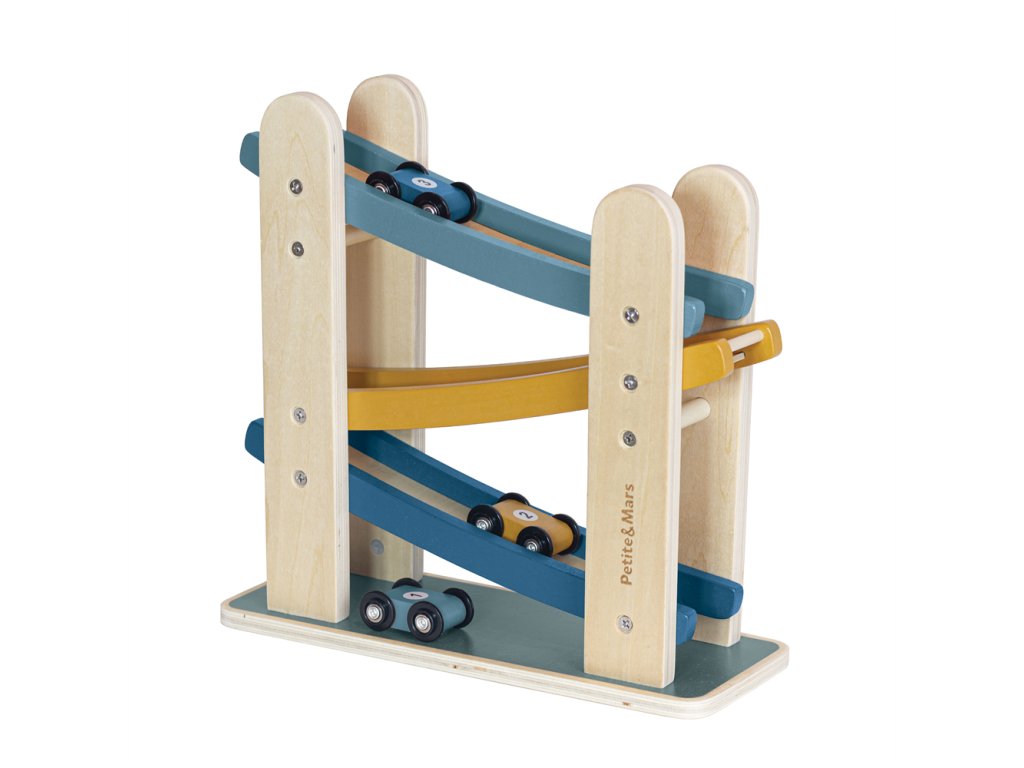 Drevená dráha pre autíčka Milky Way Cosmic Blue