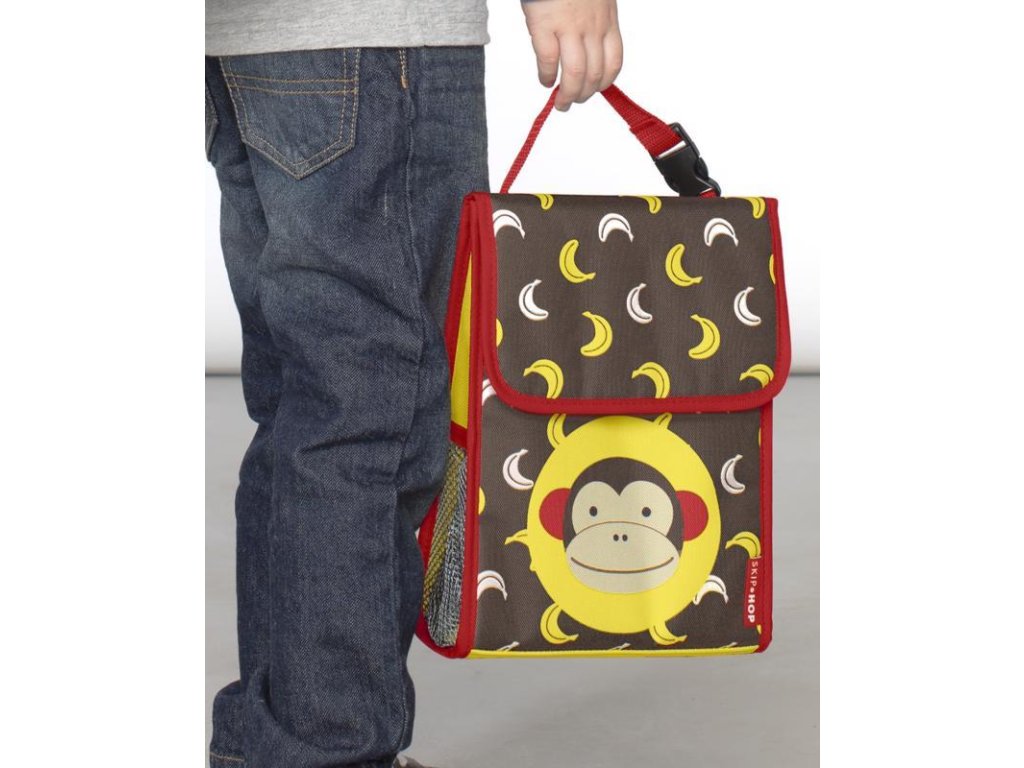 Skip Hop Zoo Batôžtek desiatový Opička