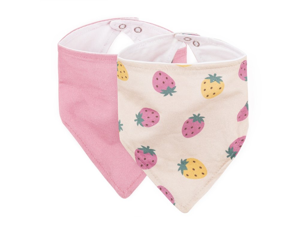 Petite&Mars slintáčik Luke Beige Strawberries