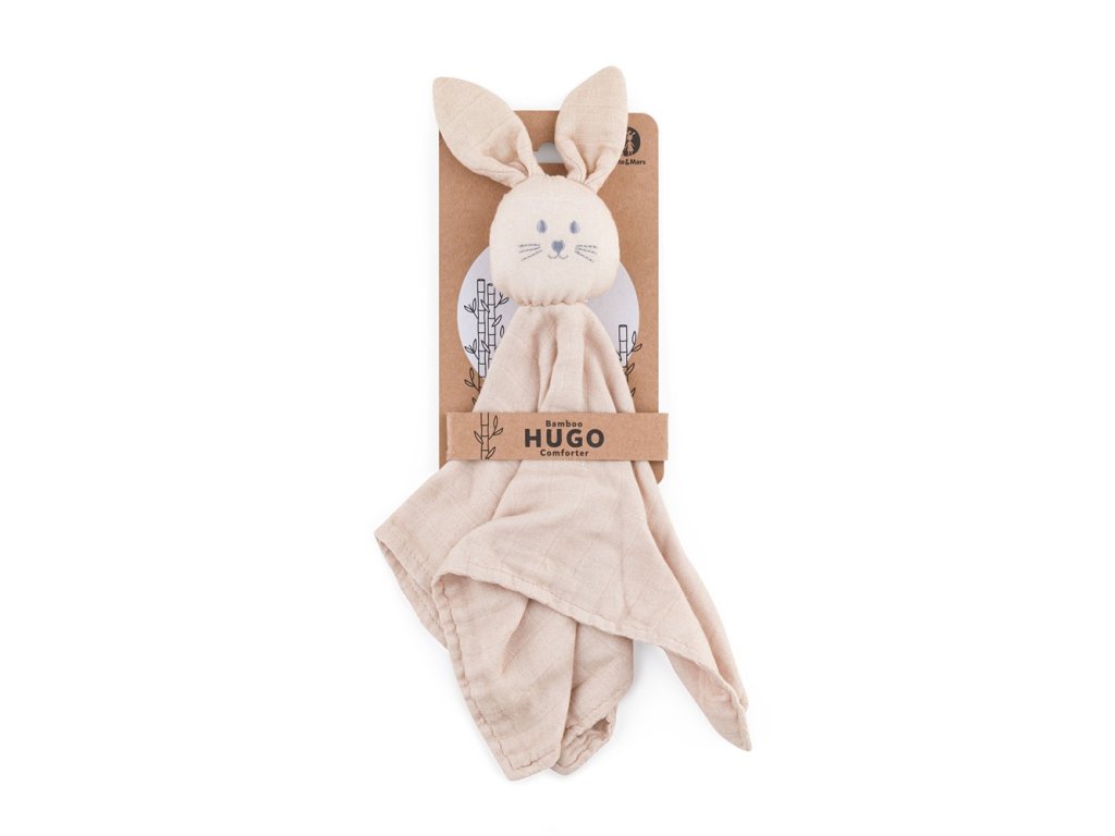 Mušelínový maznáčik Petite&Mars Hugo Desert Sand