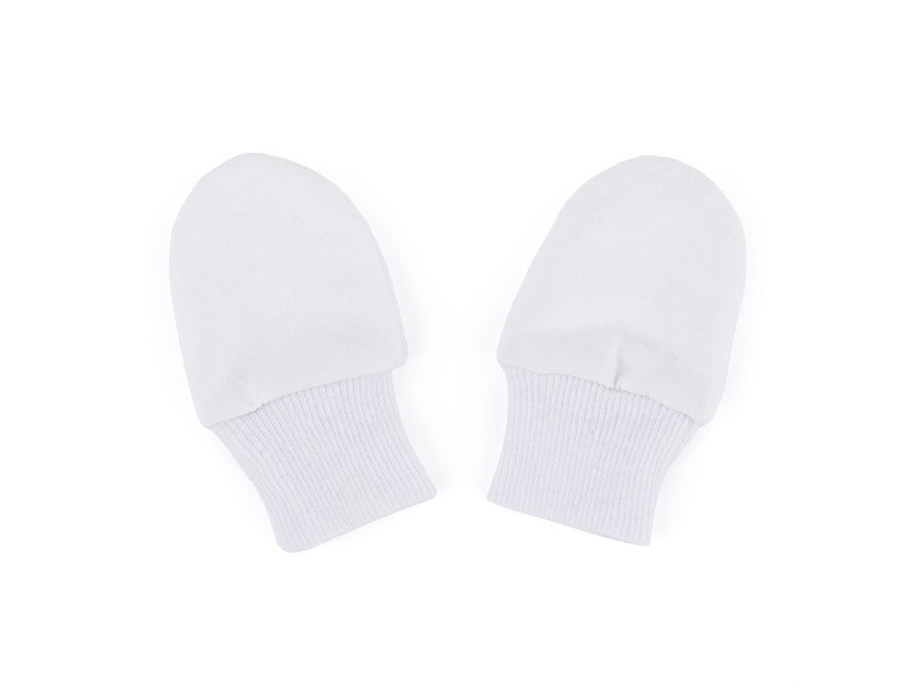 Kojenecké rukavičky Petite&Mars Smoothie biele