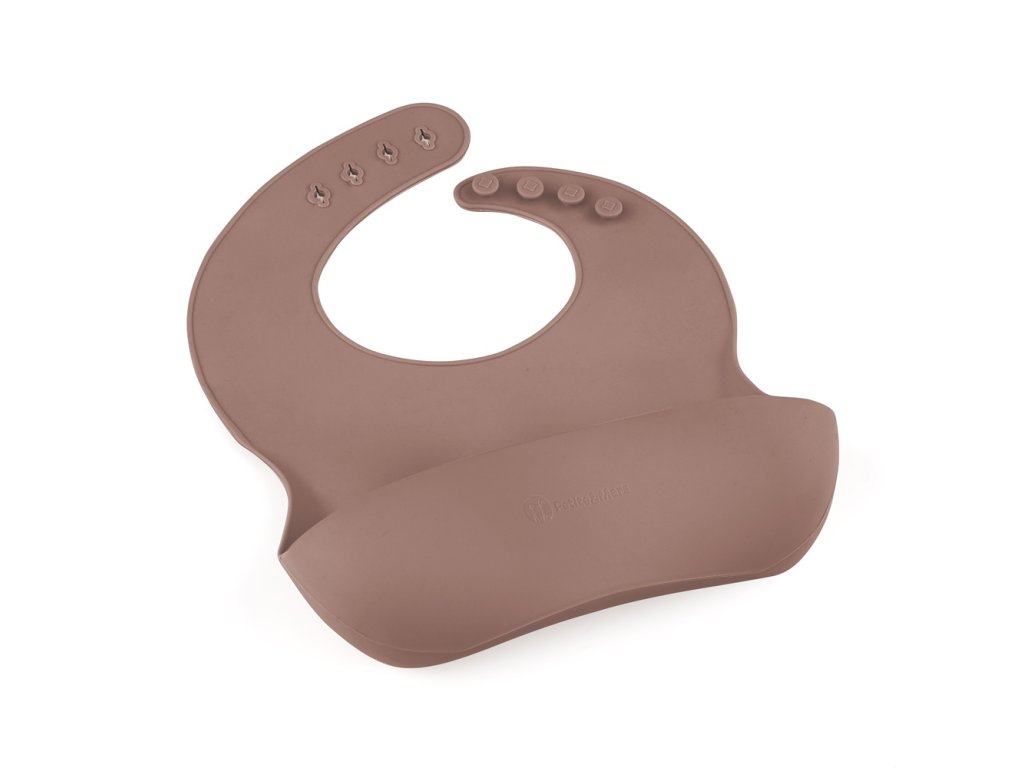 Silikónový podbradník Petite&Mars Take&Match Velvet Latte