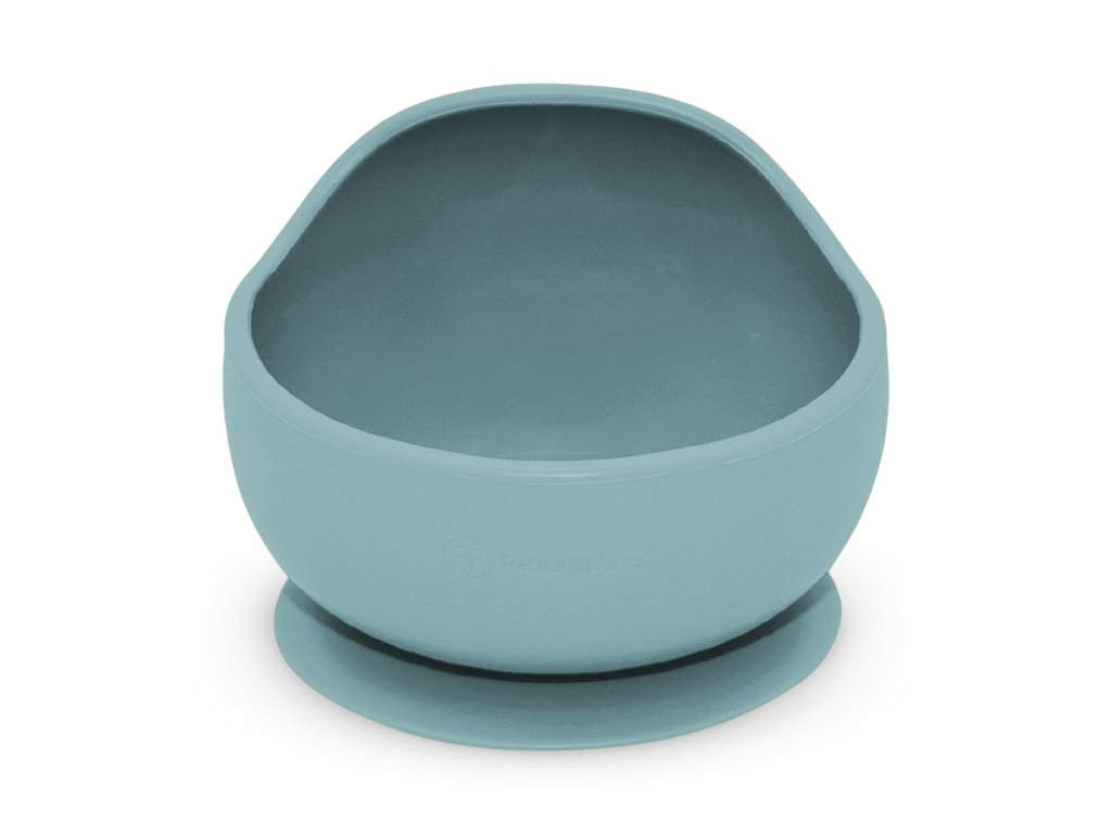 Silikónová miska s prísavkou Petite&Mars Take&Match Frosted Sky