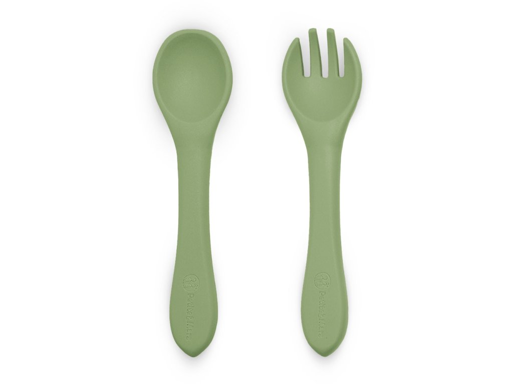 Silikónový Príbor Petite&Mars Take&Match Sweet Pea