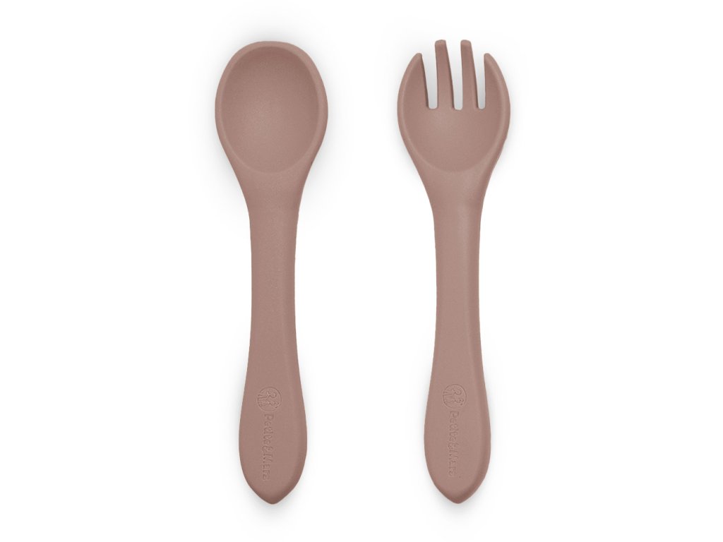 Silikónový Príbor Petite&Mars Take&Match Velvet Latte